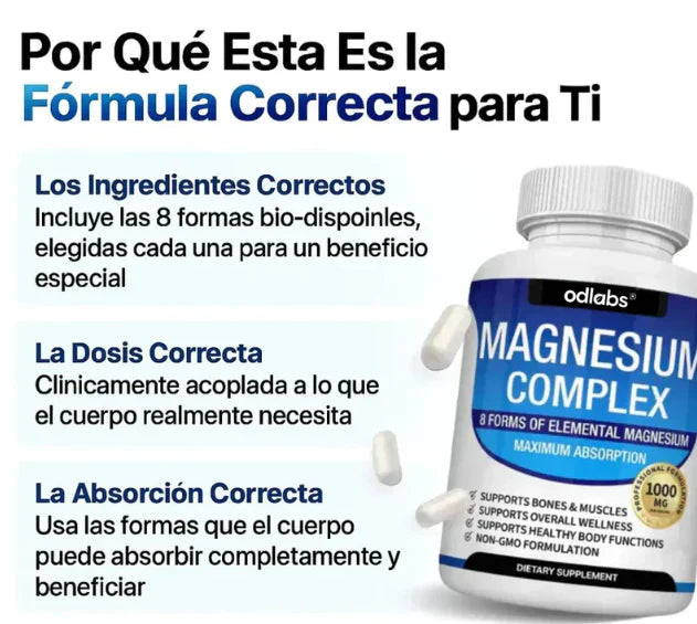 MAGNESIO 8 en 1 COMPLEX  Topux™