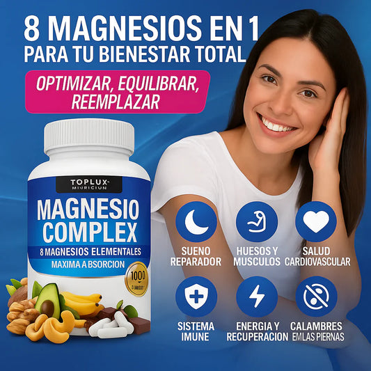 MAGNESIO 8 en 1 COMPLEX  Topux™